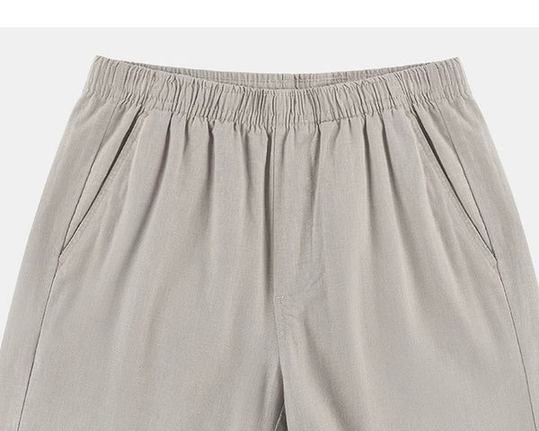 IDLT shorts, beige waistband.