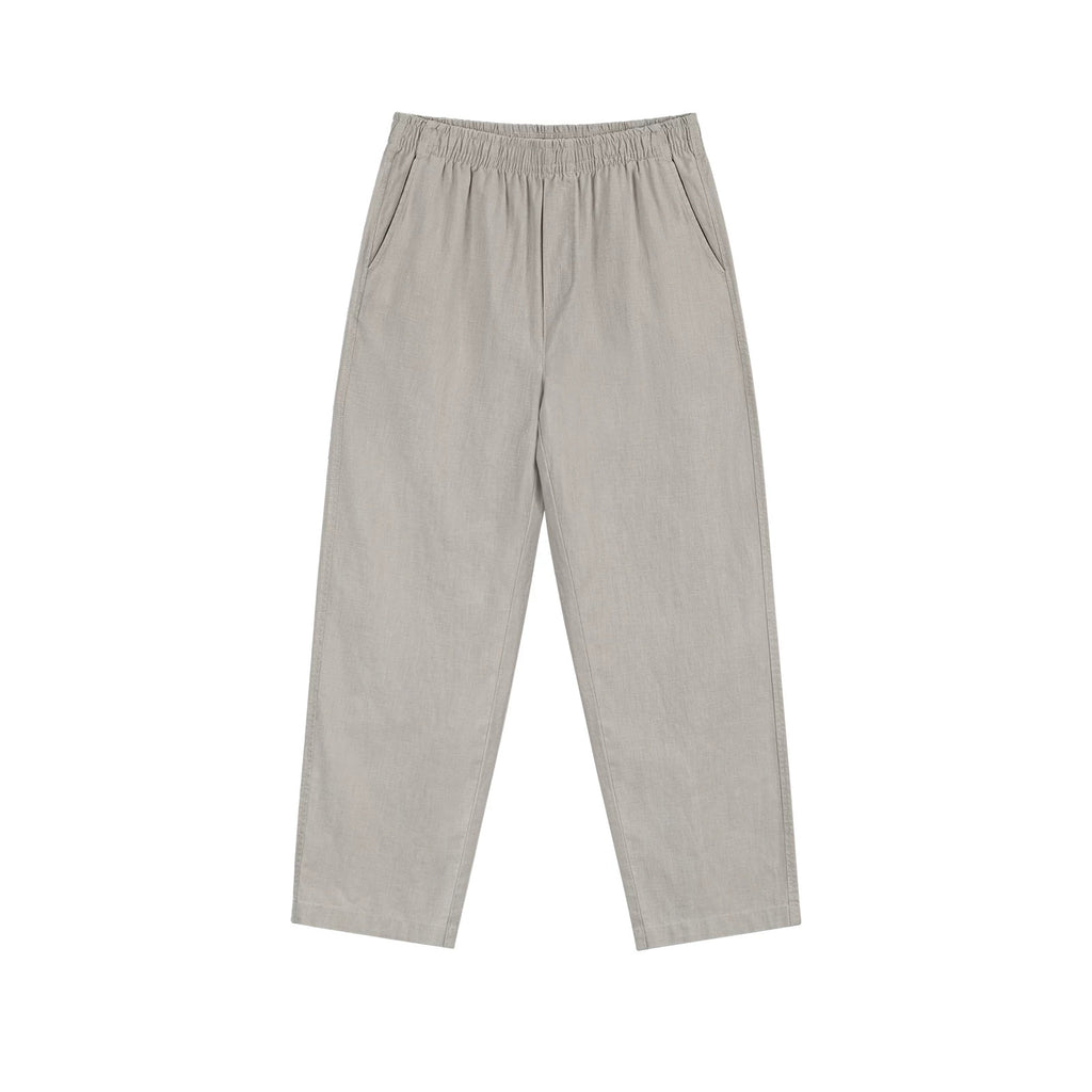 IDLT trousers, beige front.