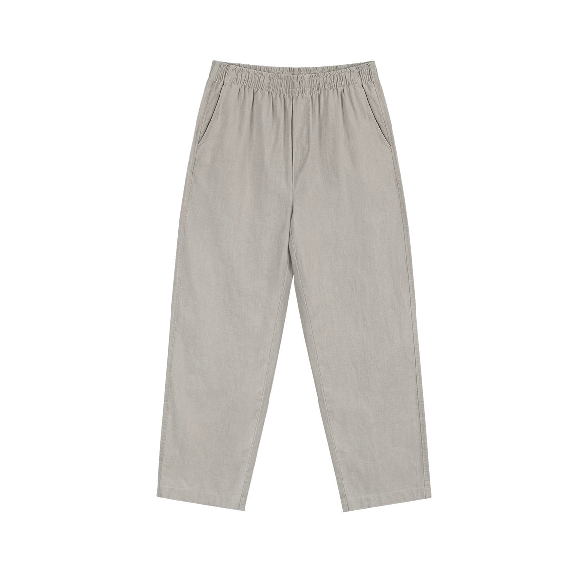 IDLT trousers, beige front.