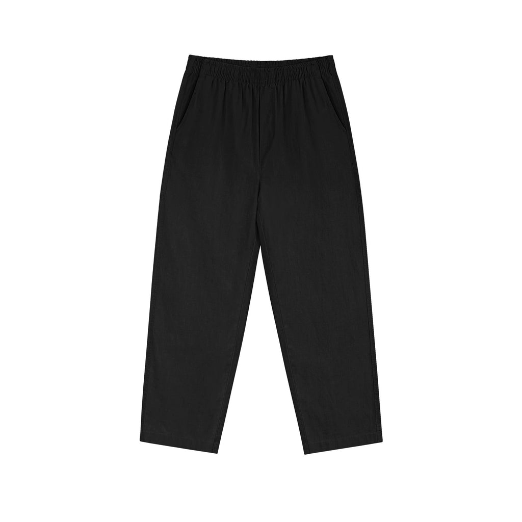 IDLT trousers, black front.