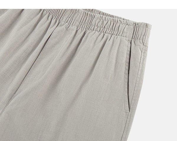 IDLT trousers, beige side pocket.