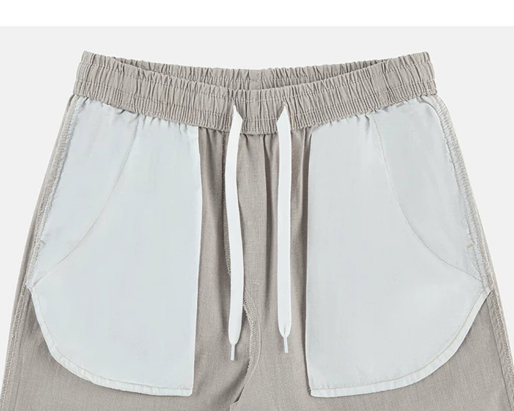 IDLT trousers, beige inner pockets.