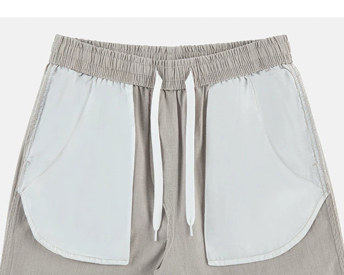 IDLT trousers, beige inner pockets.