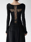 Lace-Cross Back Long-Sleeve T-Shirt - COPPING THREADS - CT ORIGINALS