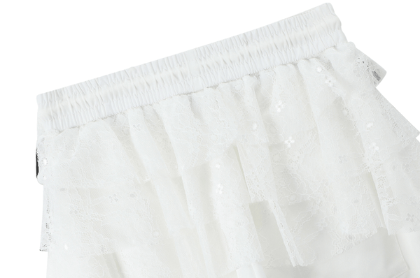 Lace Layered Wide - Leg Cargo Pants - COPPING THREADS - CT Select