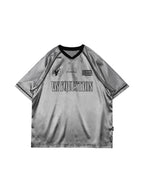 Lace Letter Print Jersey Tee - COPPING THREADS - CT Select