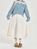 Lace - Panel A - Line Midi Cake Skirt - COPPING THREADS - CT Select