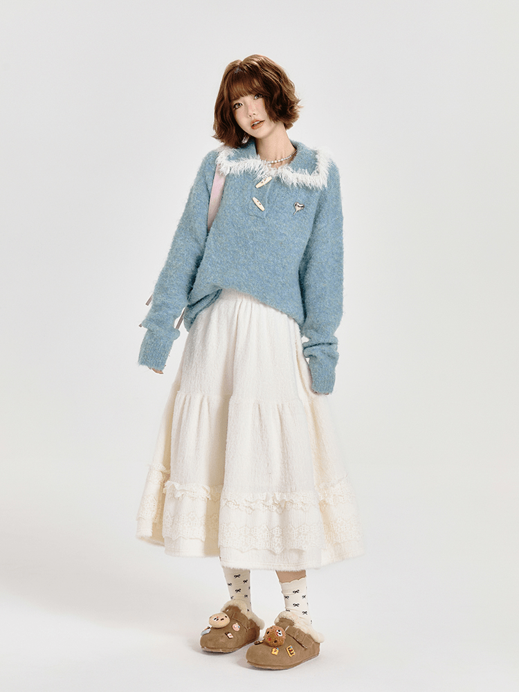 Lace - Panel A - Line Midi Cake Skirt - COPPING THREADS - CT Select