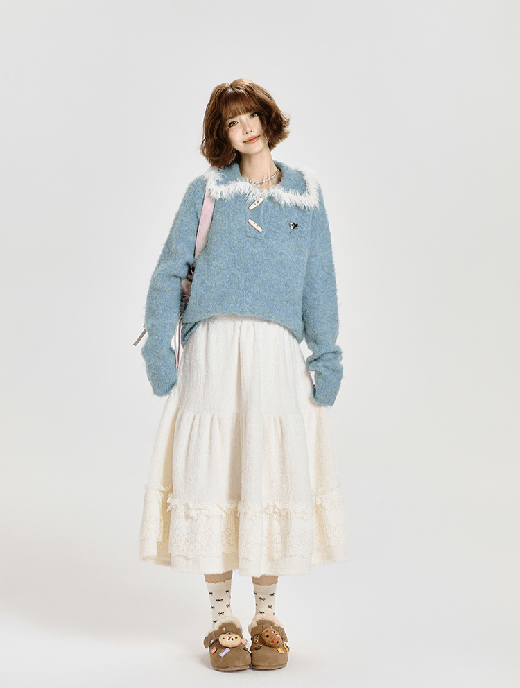 Lace - Panel A - Line Midi Cake Skirt - COPPING THREADS - CT Select
