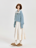 Lace - Panel A - Line Midi Cake Skirt - COPPING THREADS - CT Select