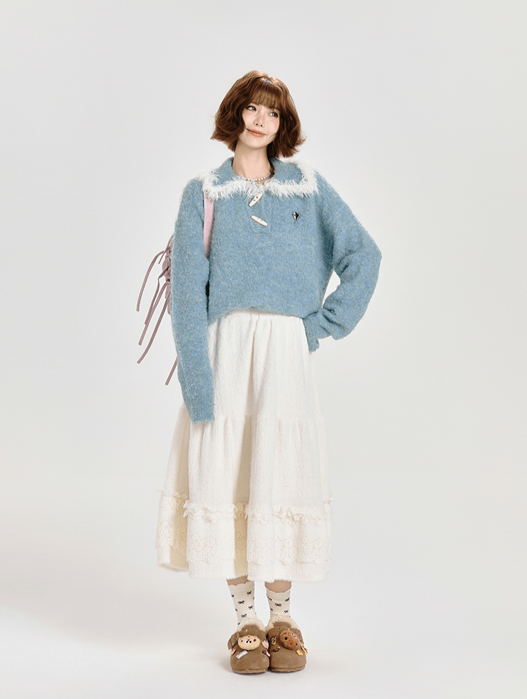 Lace - Panel A - Line Midi Cake Skirt - COPPING THREADS - CT Select