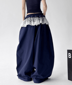 Lace Panel Wide - Leg Pants - CT6101 - COPPING THREADS - CT Select