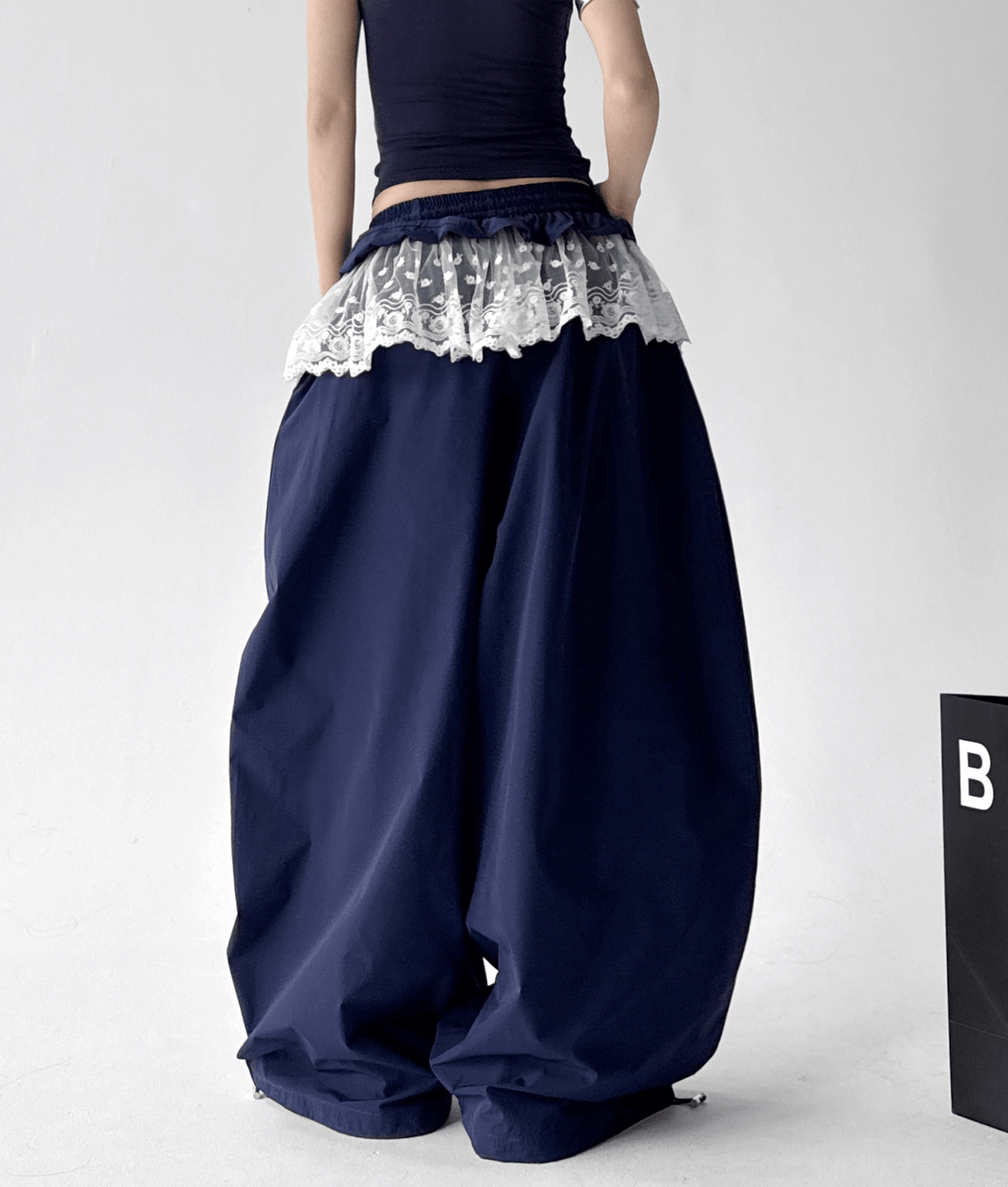Lace Panel Wide - Leg Pants - CT6101 - COPPING THREADS - CT Select
