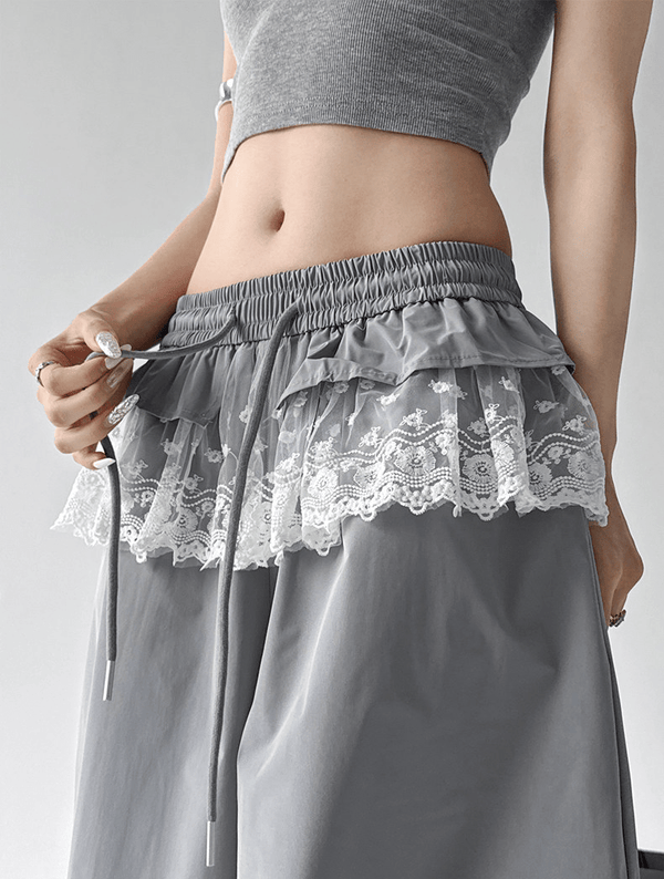Lace Panel Wide - Leg Pants - CT6101 - COPPING THREADS - CT Select