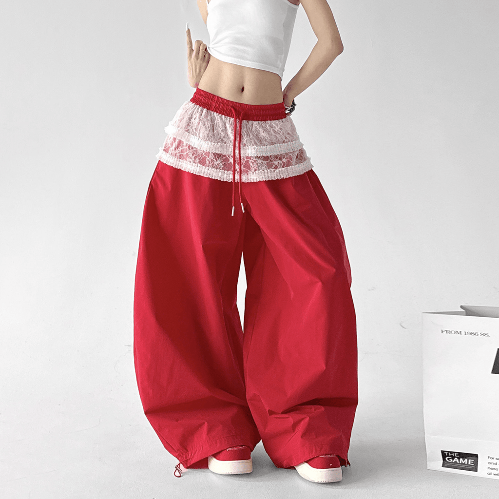 Lace Panel Wide - Leg Pants - CT6102 - COPPING THREADS - CT Select