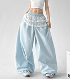 Lace Panel Wide - Leg Pants - CT6102 - COPPING THREADS - CT Select
