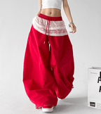 Lace Panel Wide - Leg Pants - CT6102 - COPPING THREADS - CT Select