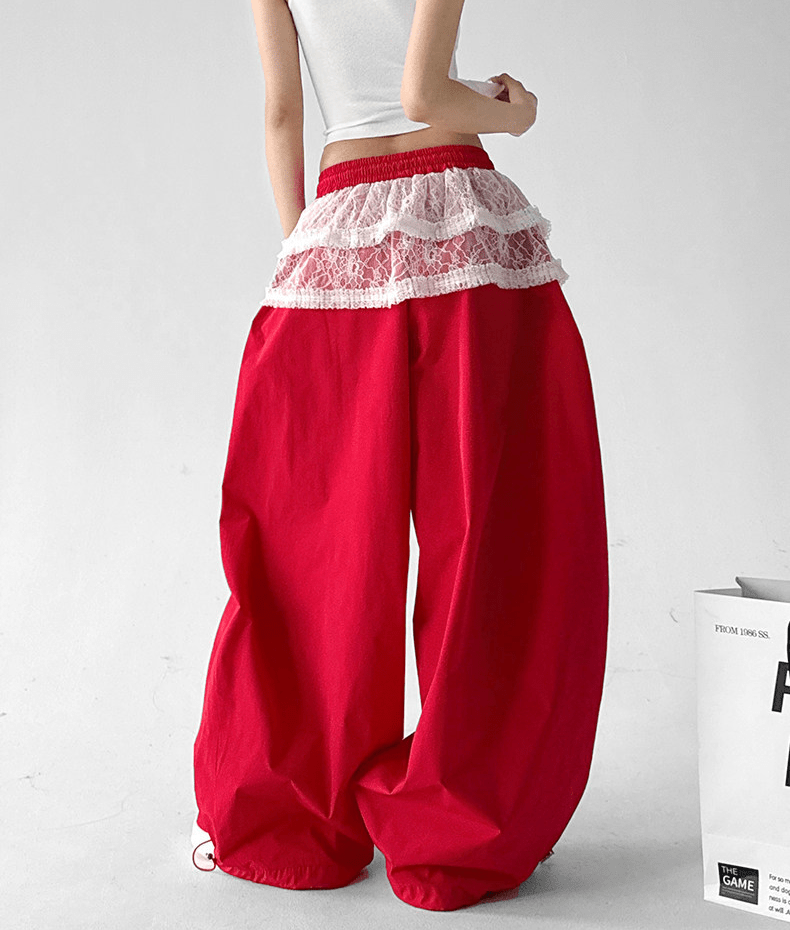 Lace Panel Wide - Leg Pants - CT6102 - COPPING THREADS - CT Select