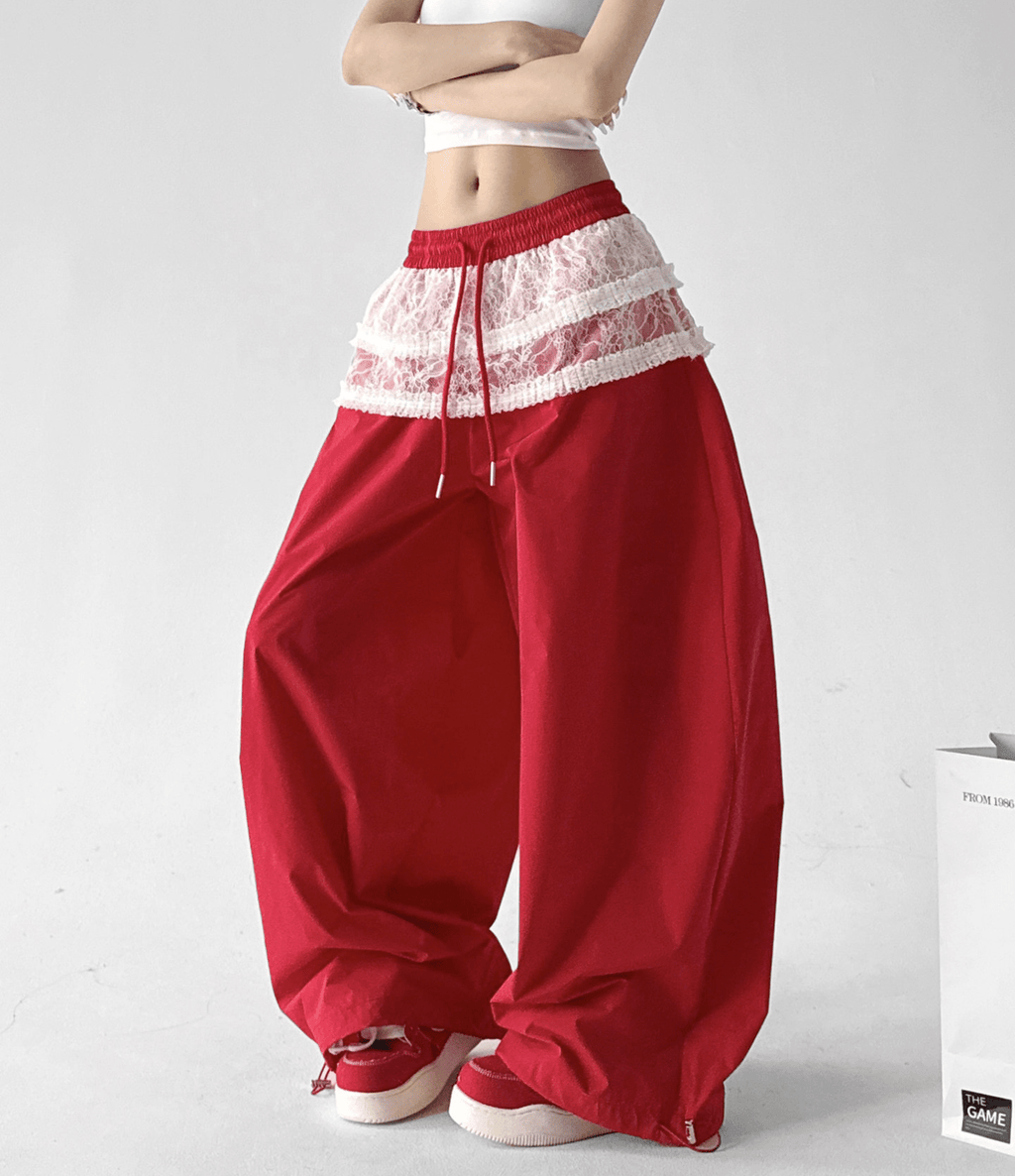 Lace Panel Wide - Leg Pants - CT6102 - COPPING THREADS - CT Select