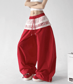 Lace Panel Wide - Leg Pants - CT6102 - COPPING THREADS - CT Select