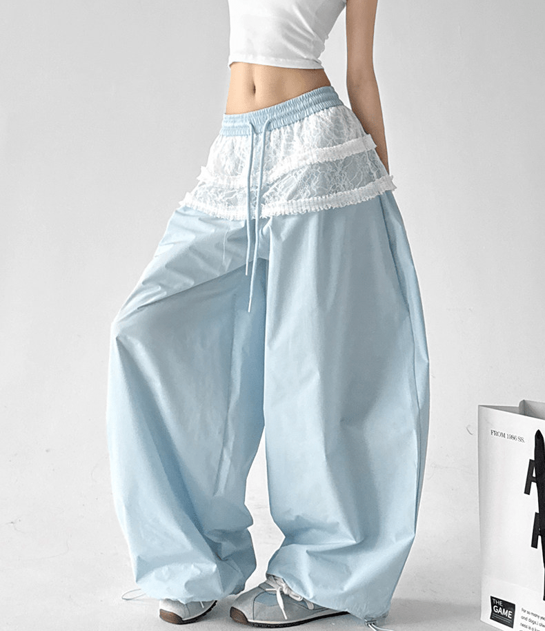 Lace Panel Wide - Leg Pants - CT6102 - COPPING THREADS - CT Select