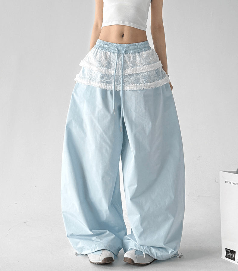 Lace Panel Wide - Leg Pants - CT6102 - COPPING THREADS - CT Select