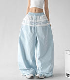 Lace Panel Wide - Leg Pants - CT6102 - COPPING THREADS - CT Select