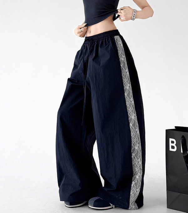 Lace Panel Wide - Leg Pants - CT66127 - COPPING THREADS - CT Select