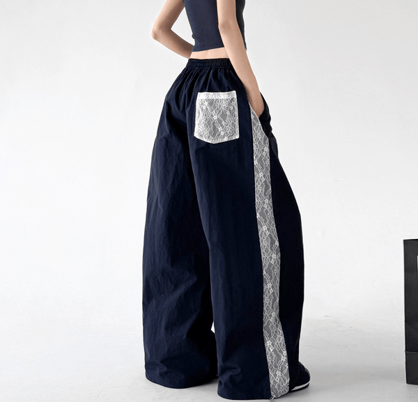 Lace Panel Wide - Leg Pants - CT66127 - COPPING THREADS - CT Select