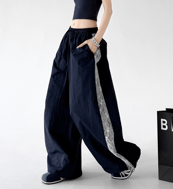 Lace Panel Wide - Leg Pants - CT66127 - COPPING THREADS - CT Select