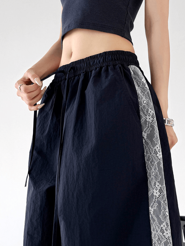 Lace Panel Wide - Leg Pants - CT66127 - COPPING THREADS - CT Select