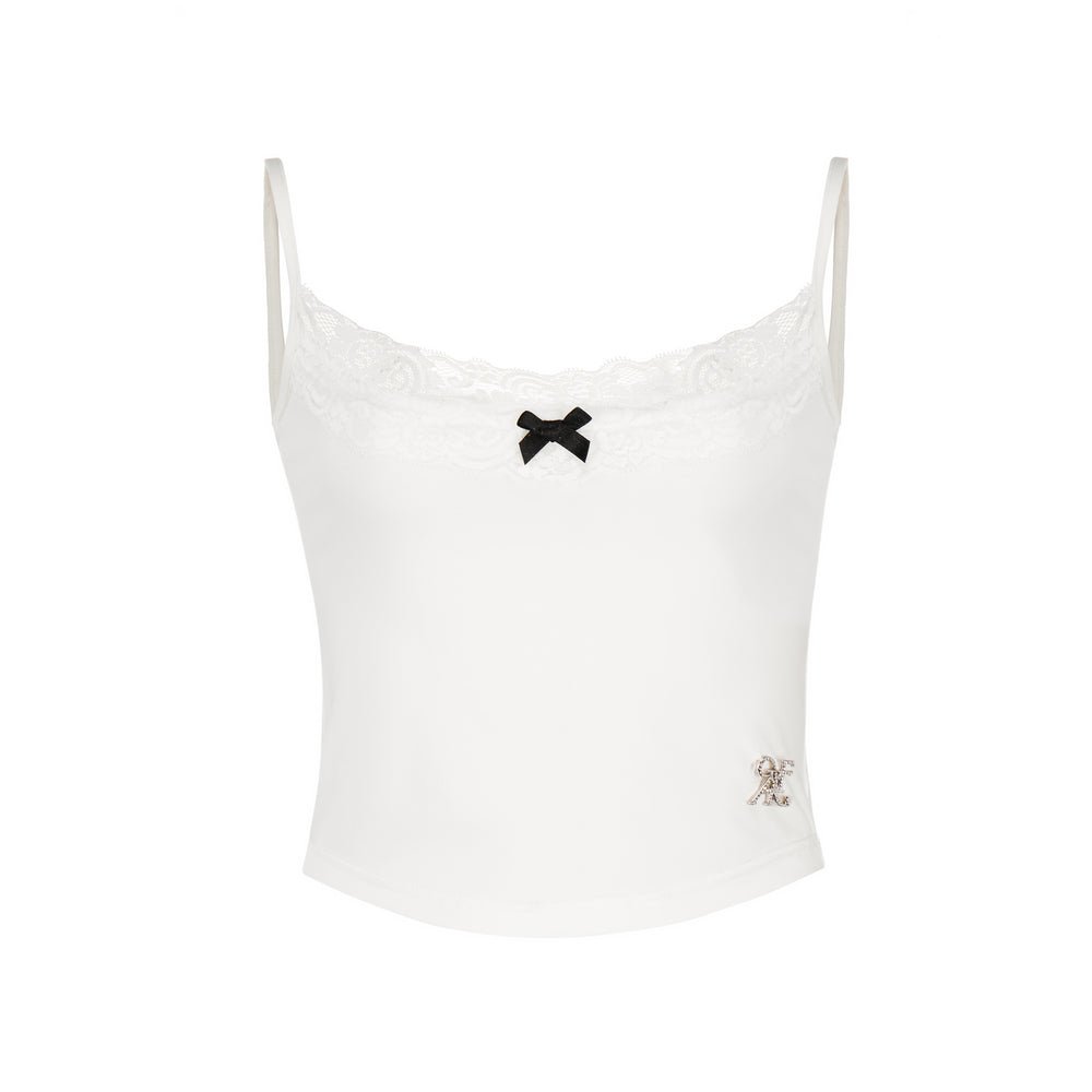 Lace Puff Sleeve Overlay Top - COPPING THREADS - AYF