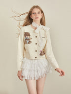 Lace Ruffle Culotte Skirt - COPPING THREADS - AYF