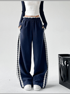 Lace Stripe Wide - Leg Sweatpants - COPPING THREADS - CT Select