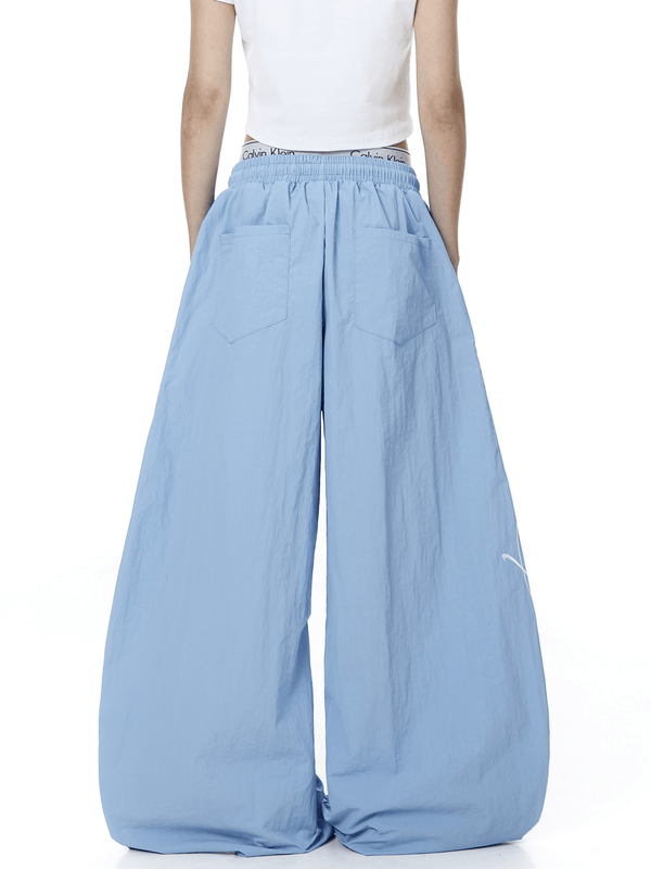 Lace Tie Layered Parachute Pants - COPPING THREADS - CT Select