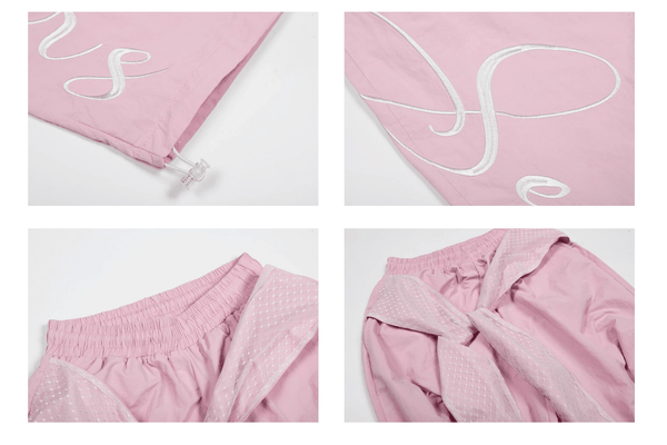 Lace Tie Layered Parachute Pants - COPPING THREADS - CT Select
