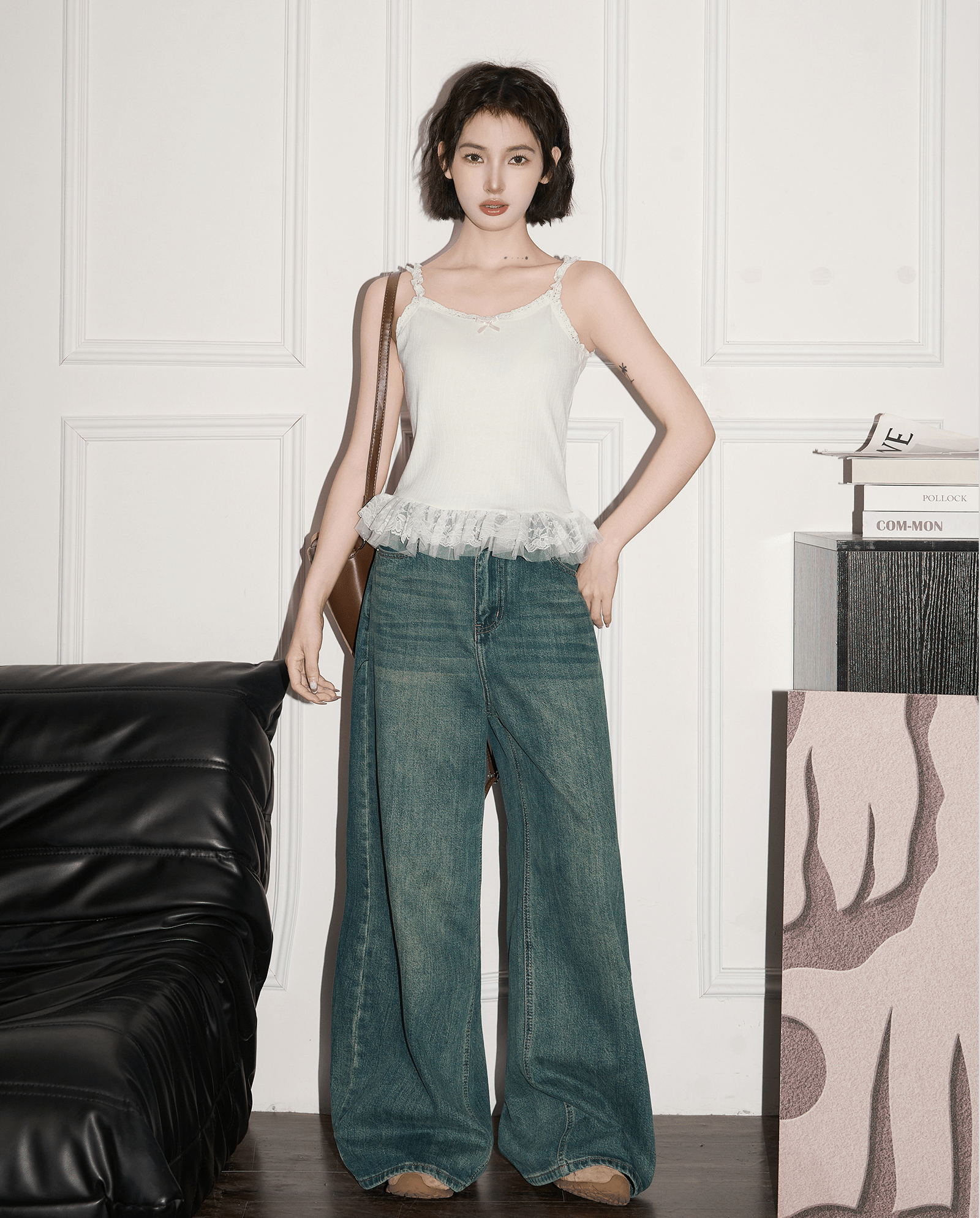 Lace Trim Cami Top - COPPING THREADS - CT Select