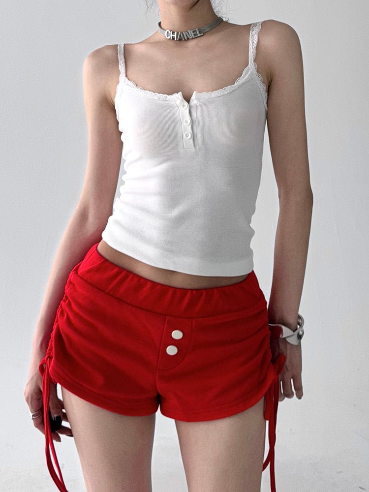 Lace-Trim Fitted Camisole - CT3503 - COPPING THREADS - CT ORIGINALS