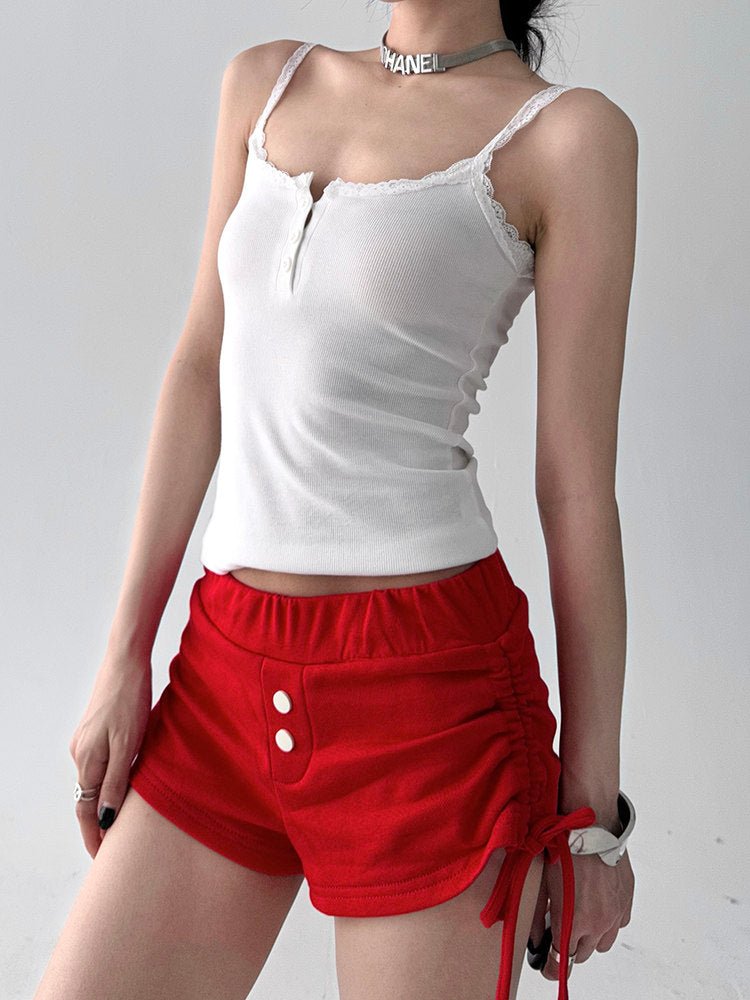 Lace-Trim Fitted Camisole - CT3503 - COPPING THREADS - CT ORIGINALS