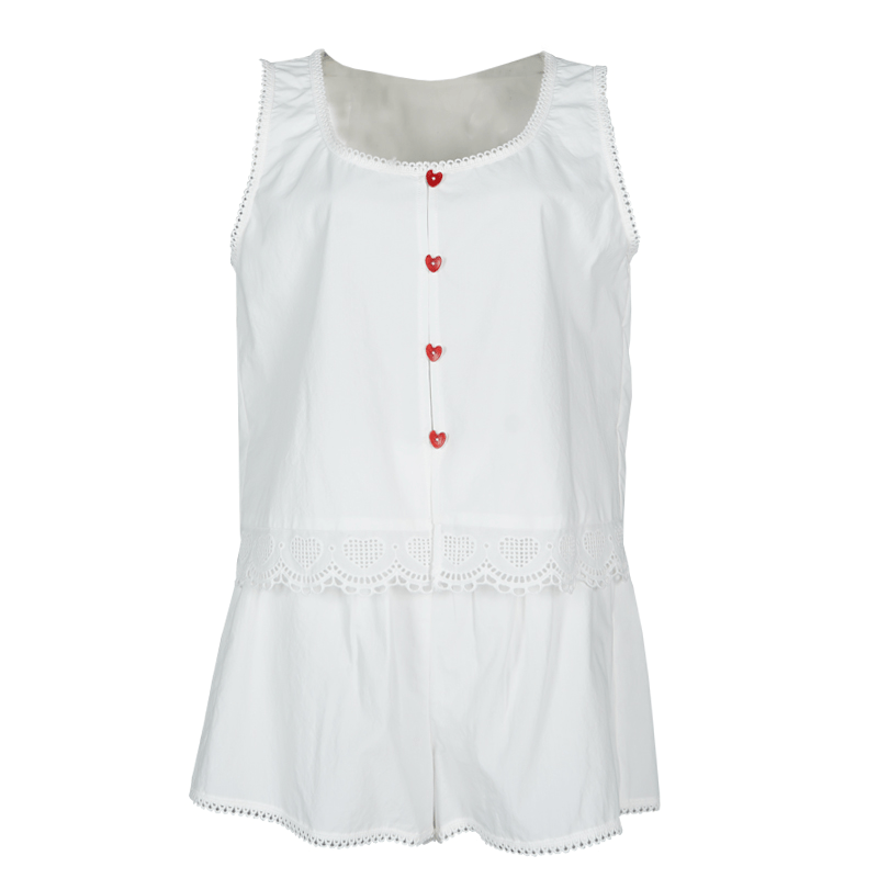 Lace - Trim Sleeveless Lounge Set - COPPING THREADS - CT Dreamscape