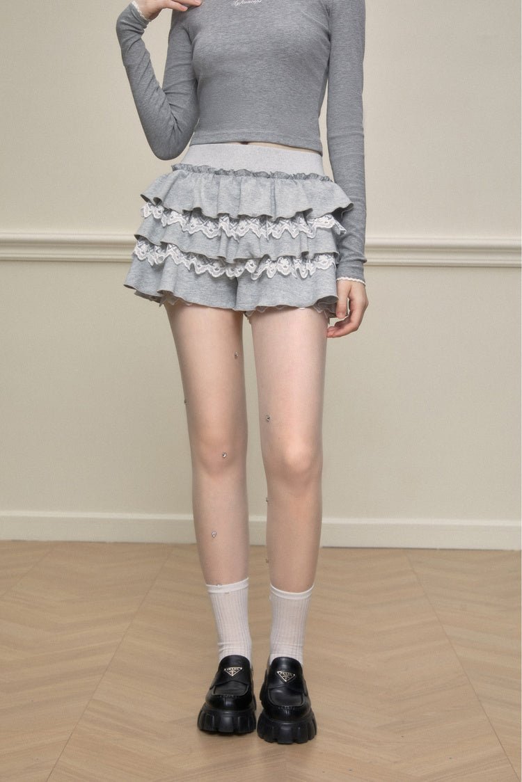 Lace Trimmed Cake Skirt - COPPING THREADS - AYF