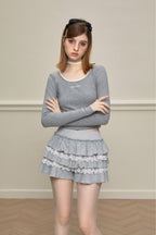 Lace Trimmed Cake Skirt - COPPING THREADS - AYF