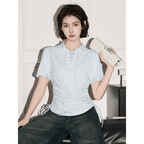 Lace - Up Polo Tee - COPPING THREADS - CT Select