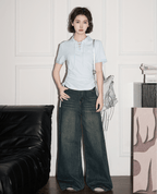 Lace - Up Polo Tee - COPPING THREADS - CT Select