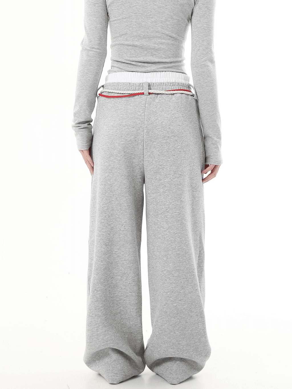 Lace - Up Stripe Wide - Leg Sweatpants - COPPING THREADS - CT Select