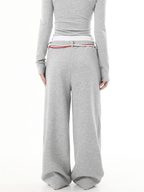 Lace - Up Stripe Wide - Leg Sweatpants - COPPING THREADS - CT Select