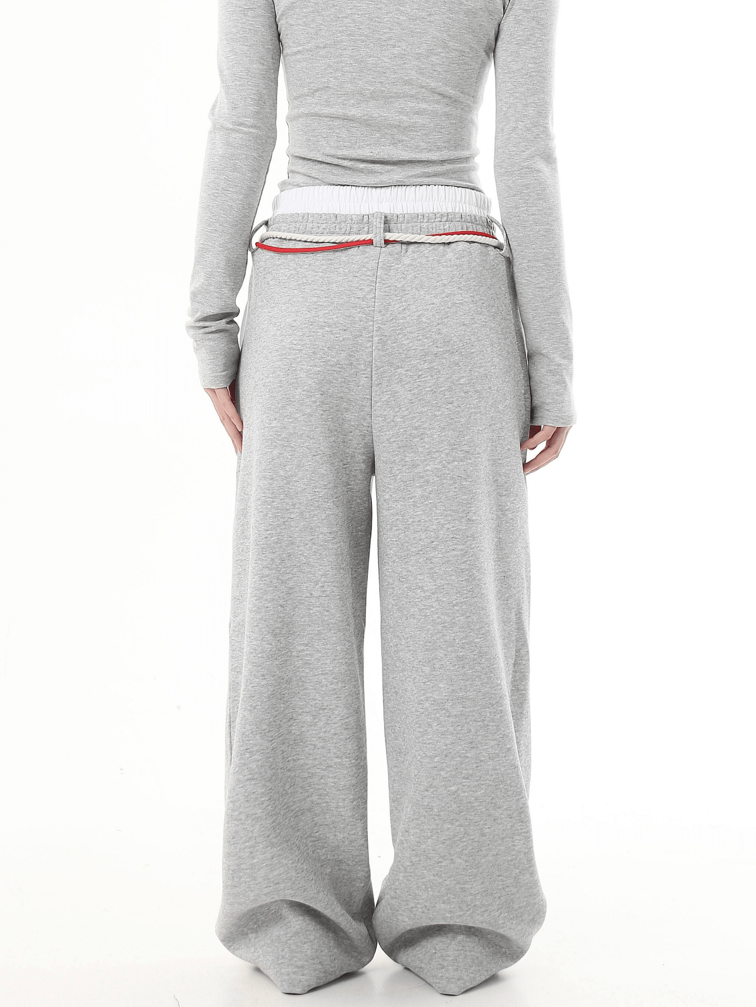 Lace - Up Stripe Wide - Leg Sweatpants - COPPING THREADS - CT Select