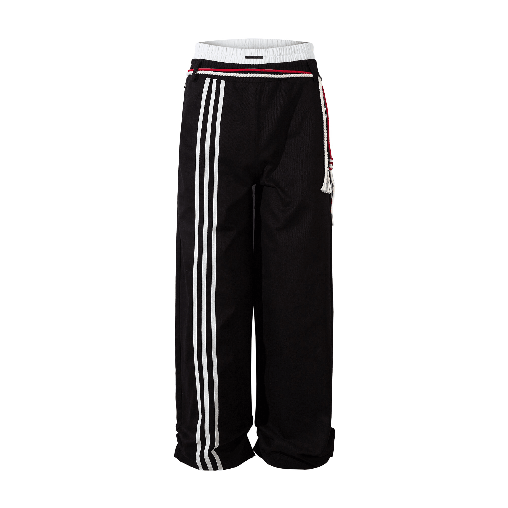Lace - Up Stripe Wide - Leg Sweatpants - COPPING THREADS - CT Select