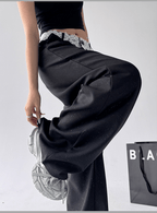 Lace‑Waist Tailored Wide‑Leg Trousers - COPPING THREADS - CT Select