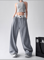 Lace‑Waist Tailored Wide‑Leg Trousers - COPPING THREADS - CT Select